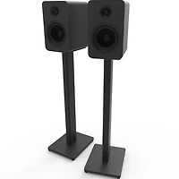 28 inch Universal Bookshelf Speaker Floor Stand (Pair) - Black