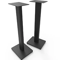 28 inch Universal Bookshelf Speaker Floor Stand (Pair) - Black