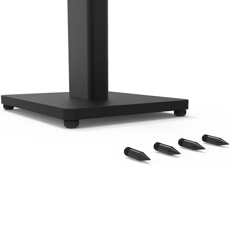34 inch Universal Bookshelf Speaker Floor Stand (Pair) - Black