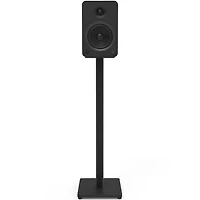 34 inch Universal Bookshelf Speaker Floor Stand (Pair) - Black