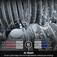 38 dBA Bespoke Auto Open Stainless Top Control Dishwasher