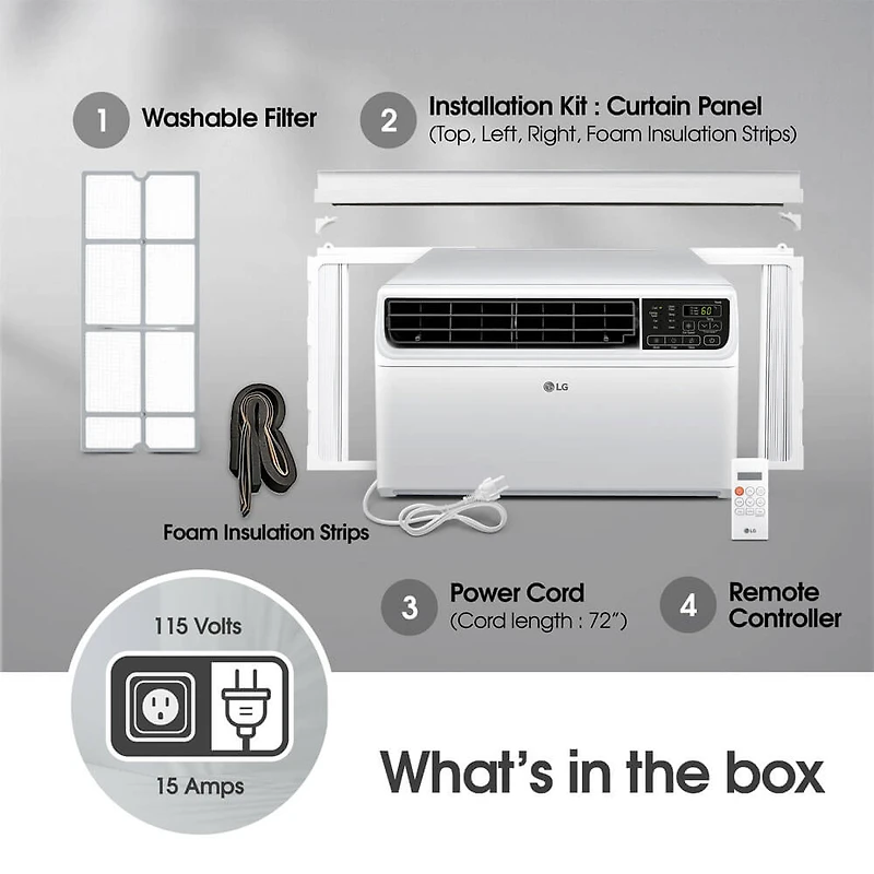 6000 BTU Window DUAL Inverter Smart Air Conditioner
