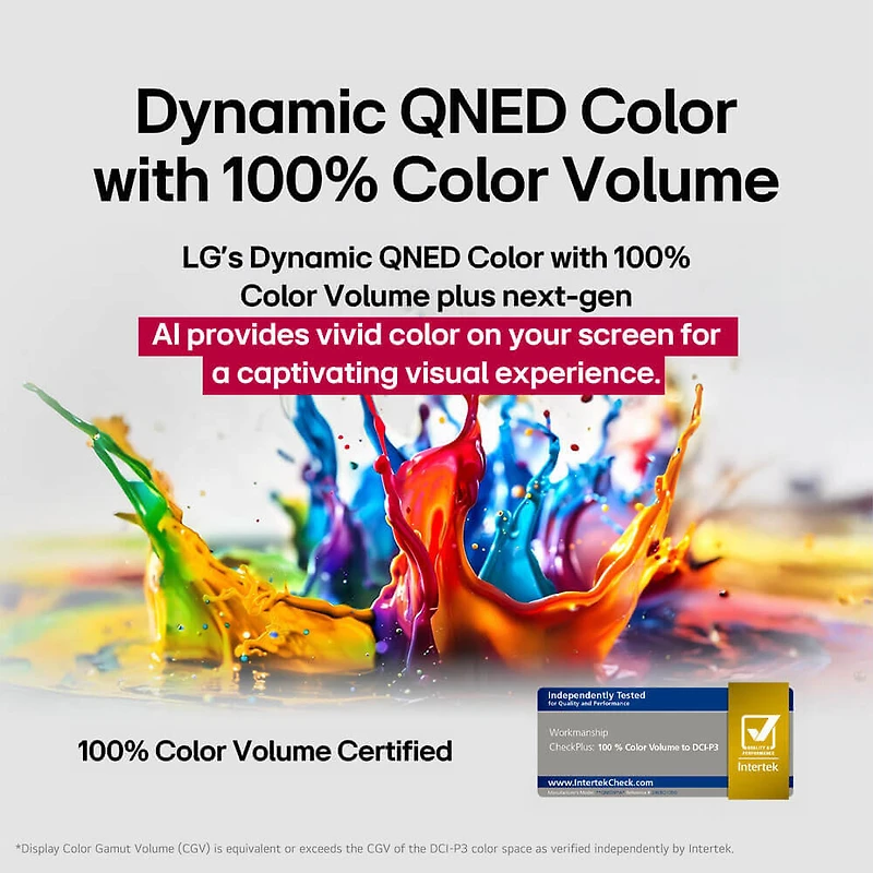 inch Class QNED85A Series 4K evo AI MiniLED Smart webOS TV (2025