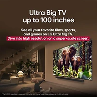 inch Class QNED85A Series 4K evo AI MiniLED Smart webOS TV (2025