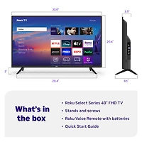 40 inch Class Select Series Full HD LED Smart TV inchOPEN BOX inch