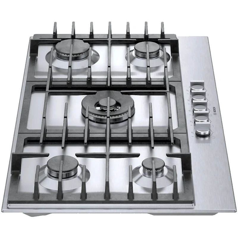36 inch 800 Series Stainless 5 Burner Gas Cooktop