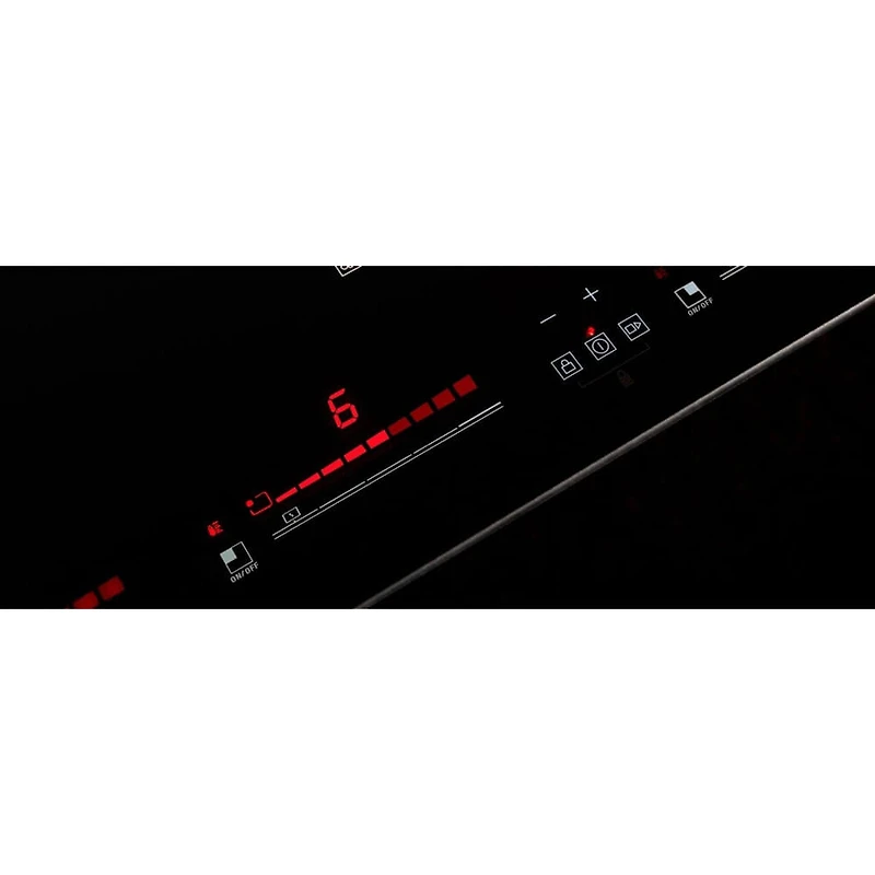 36 inch Black Induction 4 Burner Drop-In Downdraft Electric Cooktop