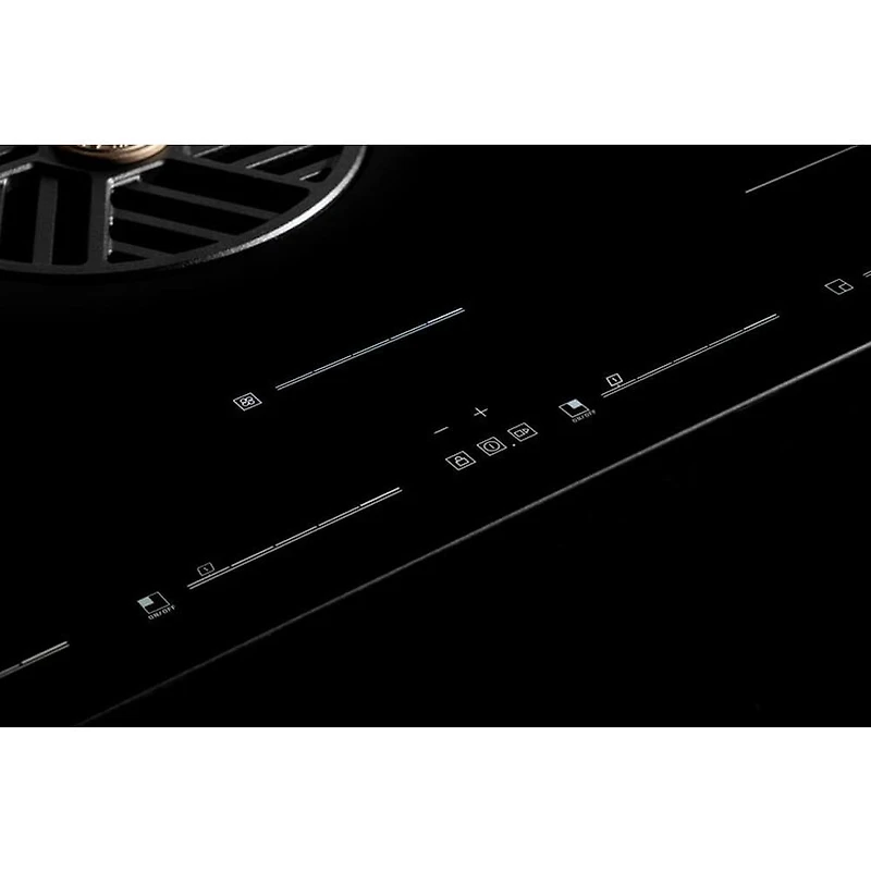 36 inch Black Induction 4 Burner Drop-In Downdraft Electric Cooktop