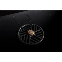 36 inch Black Induction 4 Burner Drop-In Downdraft Electric Cooktop