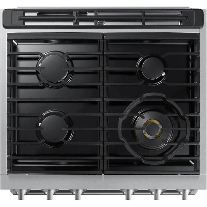 6 Cu. Ft. Silver Stainless Freestanding Smart Gas Convection Range