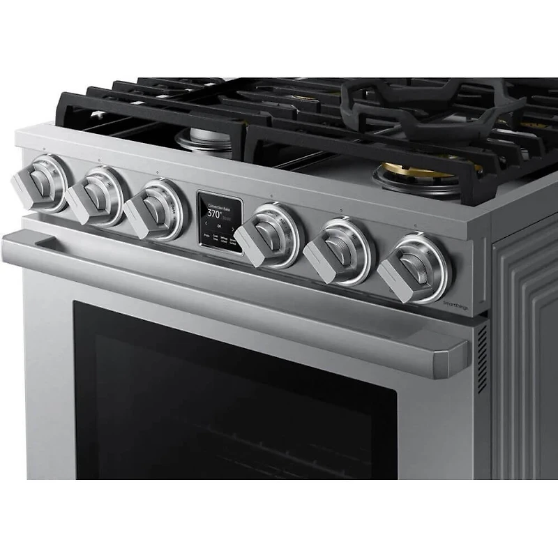 6 Cu. Ft. Silver Stainless Freestanding Smart Gas Convection Range