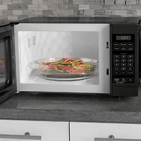 0.7 Cu. Ft. Black Countertop Microwave