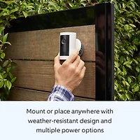 Outdoor Cam Plus Stick-Up Battery Camera - Black