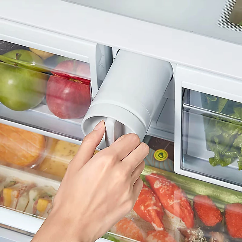 29.3 Cu. Ft. Stainless 3-Door French Door Smart Refrigerator