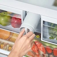 29.3 Cu. Ft. Stainless 3-Door French Door Smart Refrigerator