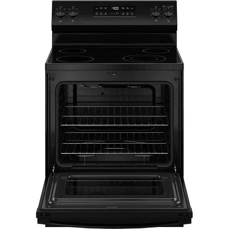 5.3 Cu. Ft. 400 Series Black Freestanding Smart Electric Range