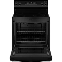 5.3 Cu. Ft. 400 Series Black Freestanding Smart Electric Range