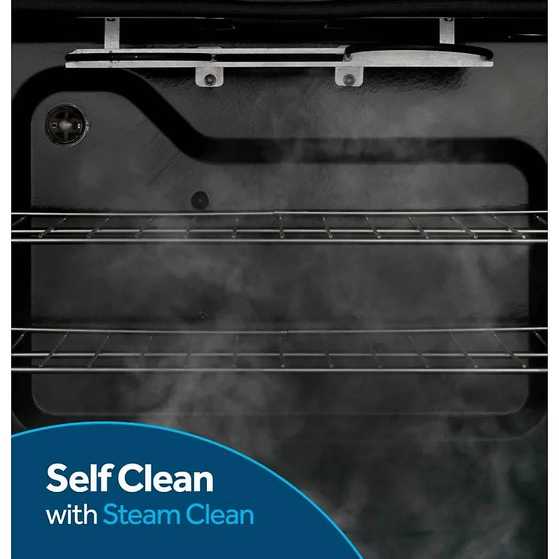 5.3 Cu. Ft. 400 Series Black Freestanding Smart Electric Range