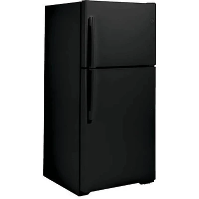 19.2 Cu. Ft. Black Top Freezer Freestanding Refrigerator