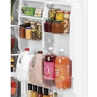 19.2 Cu. Ft. Black Top Freezer Freestanding Refrigerator