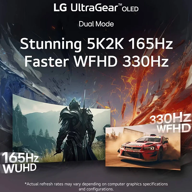 45 inch Curved UltraGear OLED 5K2K 330Hz Gaming Monitor
