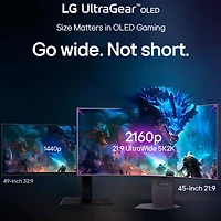 45 inch Curved UltraGear OLED 5K2K 330Hz Gaming Monitor