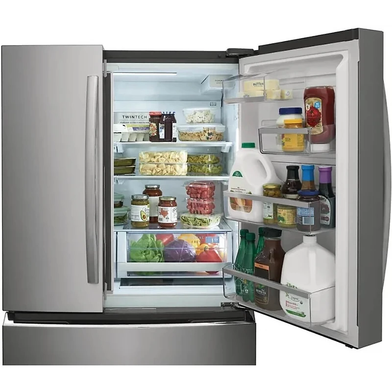 27.2 Cu. Ft. Stainless French Door Freestanding Refrigerator