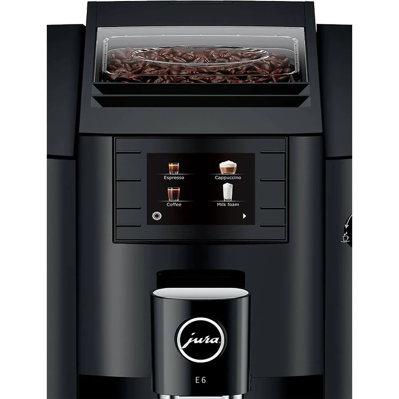 E6 Automatic Coffee and Espresso Machine - Piano Black - Factory Refurbished