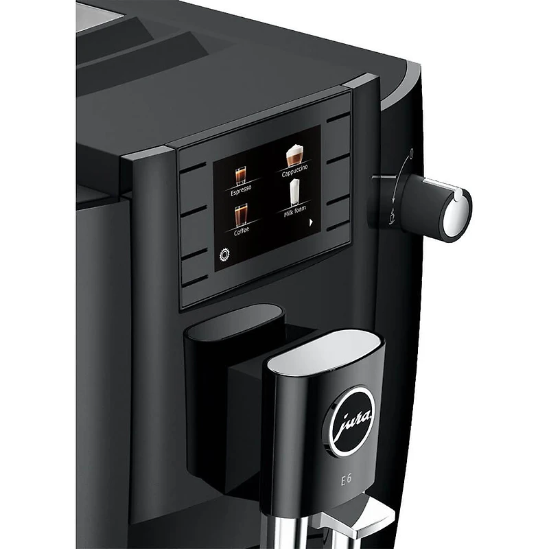 E6 Automatic Coffee and Espresso Machine - Piano Black - Factory Refurbished