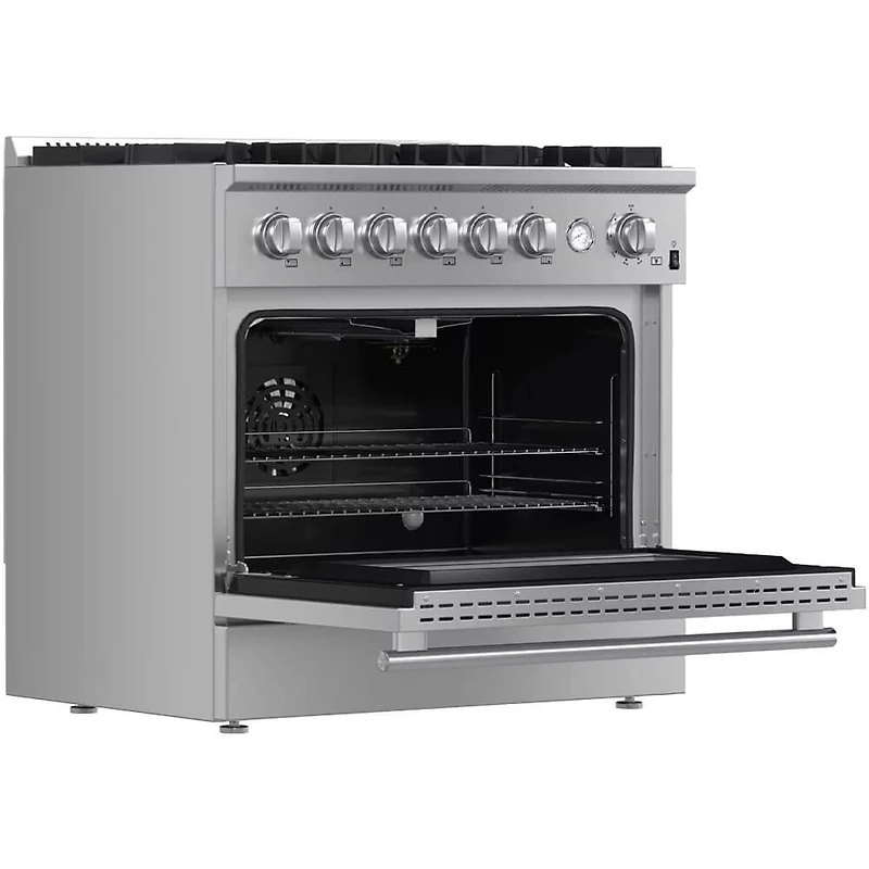 5.36 Cu. Ft. Stainless Freestanding Gas Range