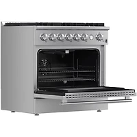 5.36 Cu. Ft. Stainless Freestanding Gas Range