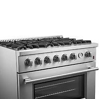 5.36 Cu. Ft. Stainless Freestanding Gas Range