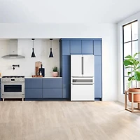 20.5 Cu. Ft. 800 Series White French Door Counter-Depth Refrigerator 