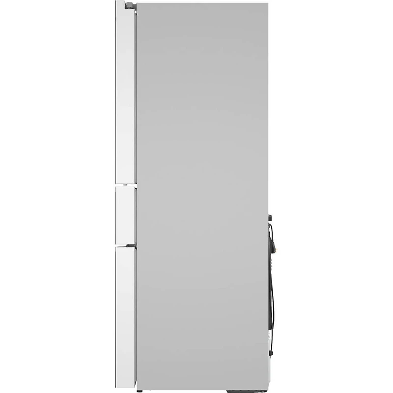 20.5 Cu. Ft. 800 Series White French Door Counter-Depth Refrigerator 