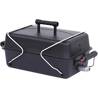 Deluxe Portable Propane Gas Table Top Grill - Black