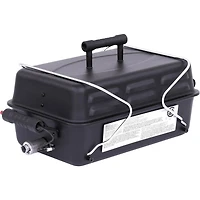 Deluxe Portable Propane Gas Table Top Grill - Black