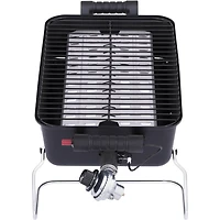 Deluxe Portable Propane Gas Table Top Grill - Black