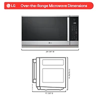 2.1 Cu. Ft. Stainless Over-the-Range Smart Microwave