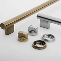 2 Pc. White Bottom-Freezer Refrigerator and Slide-In Range Kitchen Package