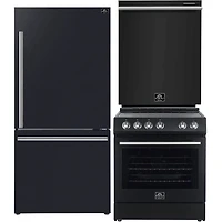 3 Pc. Counter-Depth Bottom-Freezer Kitchen Package