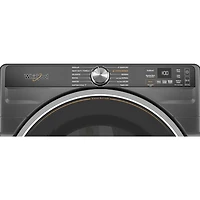 7.4 Cu. Ft. Volcano Black Top Load High Efficiency Smart Gas Dryer