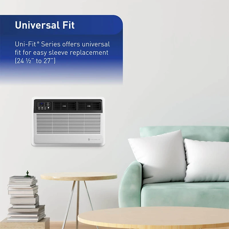 8,000 BTU Heat/Cool Through-the-Wall Smart Air Conditioner