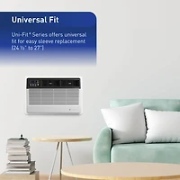 8,000 BTU Heat/Cool Through-the-Wall Smart Air Conditioner