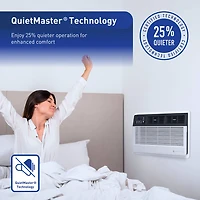 10,000 BTU Through-The-Wall Cooling/Heating Smart Air Conditioner