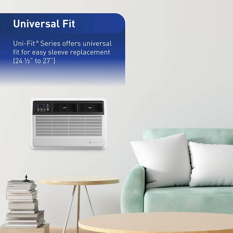 14,000 BTU Heat/Cool Through-the-Wall Smart Air Conditioner