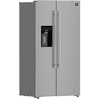 20 Cu. Ft. Stainless Counter-Depth Side-By-Side Refrigerator