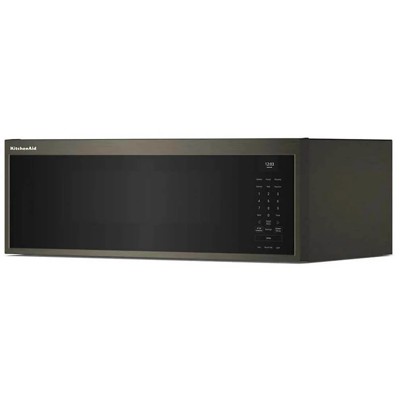 1.1 Cu. Ft. Black Stainless Over-the-Range Smart Low Profile Microwave