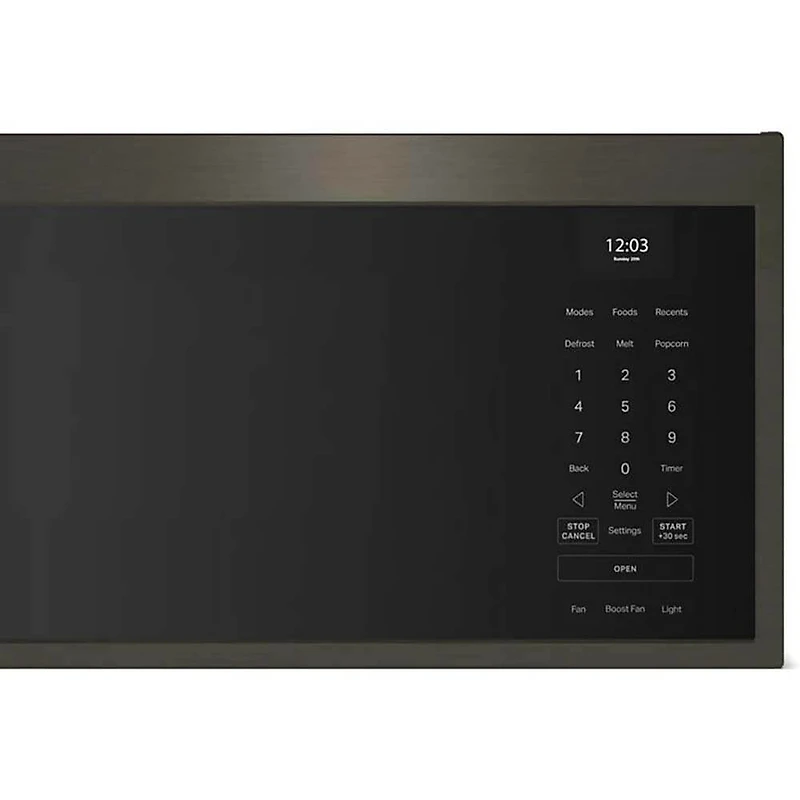 1.1 Cu. Ft. Black Stainless Over-the-Range Smart Low Profile Microwave