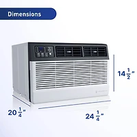 10,000 BTU Through-The-Wall Smart Air Conditioner