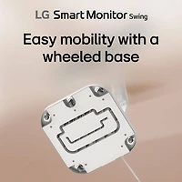 32 inch 4K UHD IPS 60Hz Touchscreen Smart Monitor Swing With Rolling Stand